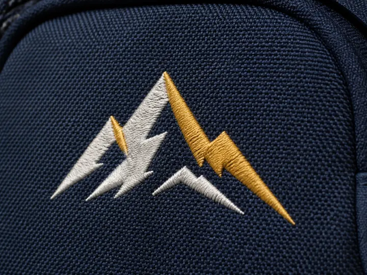 Embroidered logo strike-off