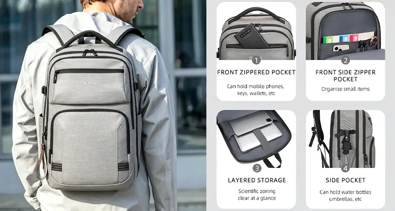 Custom backpack sample